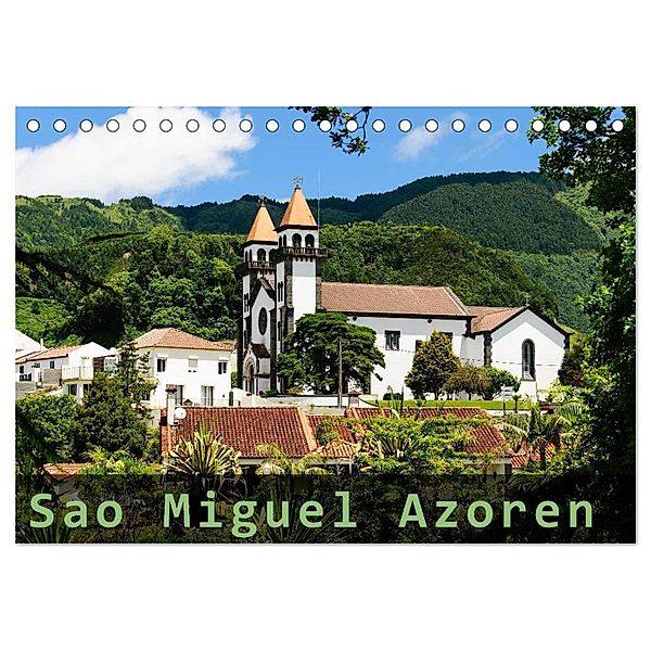 Sao Miguel Azoren (Tischkalender 2024 DIN A5 quer), CALVENDO Monatskalender, Judith Schleibinger www.js-reisefotografie.de