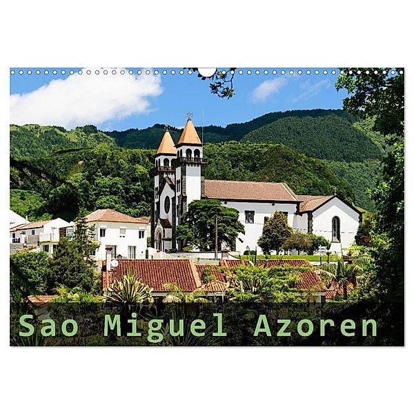 Sao Miguel Azoren (Wandkalender 2024 DIN A3 quer), CALVENDO Monatskalender, Judith Schleibinger www.js-reisefotografie.de