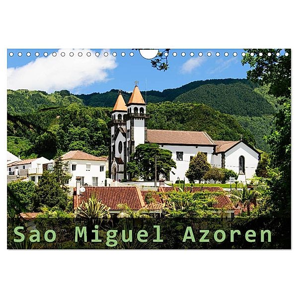 Sao Miguel Azoren (Wandkalender 2024 DIN A4 quer), CALVENDO Monatskalender, Judith Schleibinger www.js-reisefotografie.de