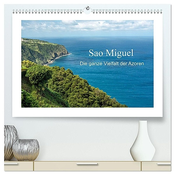 Sao Miguel - Die ganze Vielfalt der Azoren (hochwertiger Premium Wandkalender 2024 DIN A2 quer), Kunstdruck in Hochglanz, Christoph Ebeling
