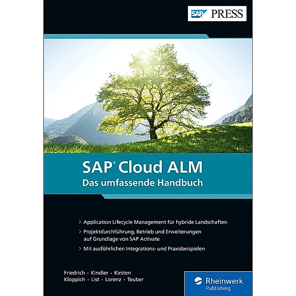SAP Cloud ALM / SAP Press, Lars Teuber, Matthias Friedrich, Fred Kindler, Bert Lorenz, Mathias List, Daniel Kloppich, Marcel Kirsten