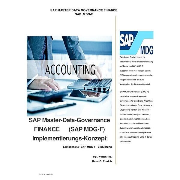 SAP Master-Data-Governance FINANCE (SAP MDG-F) Implementierungs-Konzept, Hans-Georg Emrich