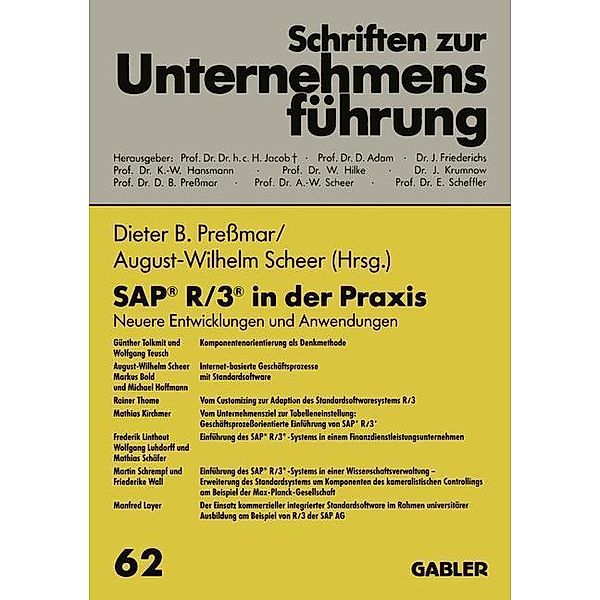 SAP® R/3® in der Praxis / Schriften zur Unternehmensführung