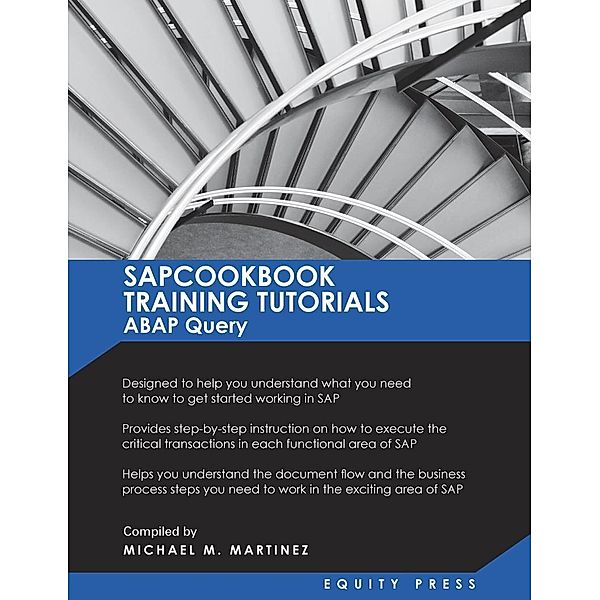 SAPCOOKBOOK Training Tutorials ABAP Query, Equity Press