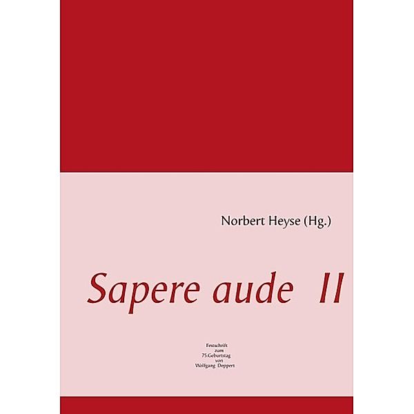 Sapere aude  II