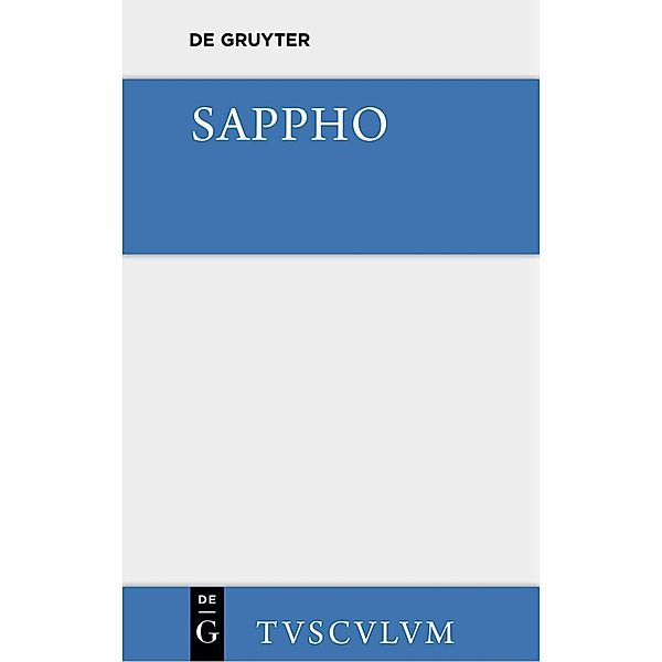 Sappho / Sammlung Tusculum, Sappho