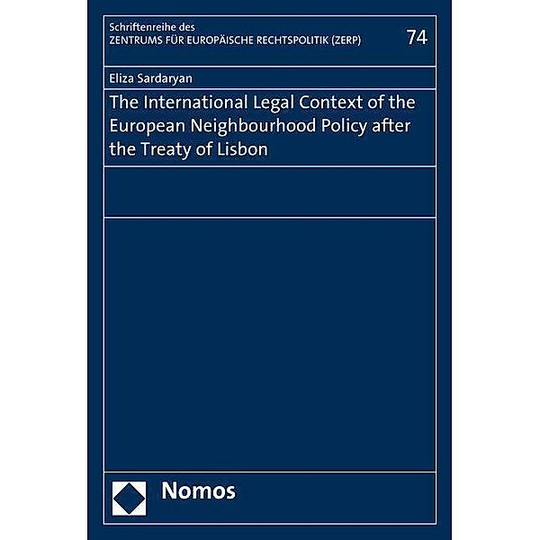 Sardaryan: Internat. Legal Context/Europ. Neighbourh. Policy, Eliza Sardaryan