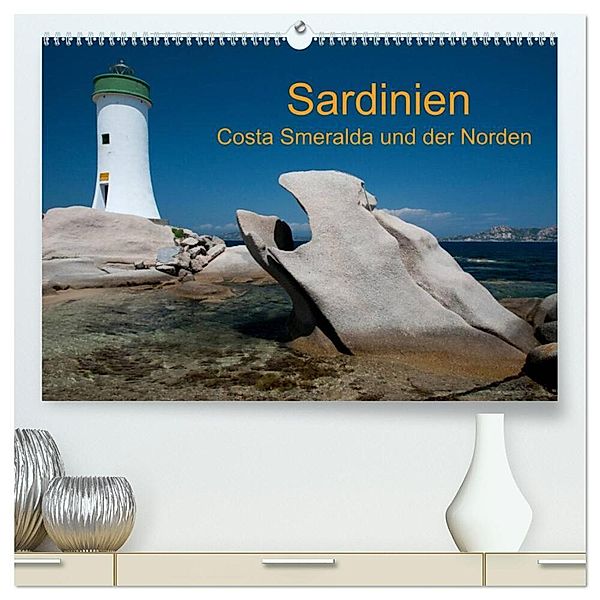 Sardinien Costa Smeralda und der Norden (hochwertiger Premium Wandkalender 2024 DIN A2 quer), Kunstdruck in Hochglanz, Gerhard Radermacher