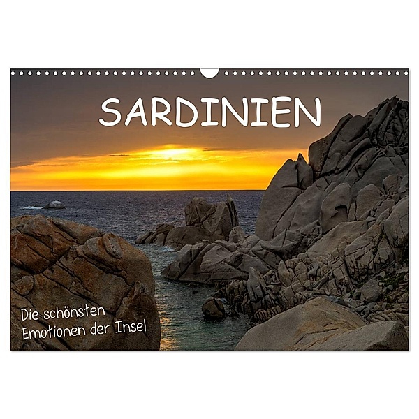 Sardinien - die schönsten Emotionen der Insel (Wandkalender 2024 DIN A3 quer), CALVENDO Monatskalender, Foto UNICO