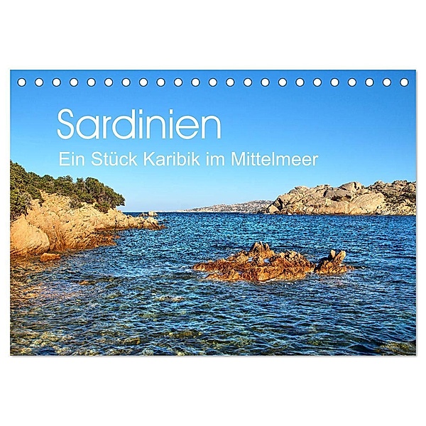 Sardinien - Ein Stück Karibik im Mittelmeer (Tischkalender 2024 DIN A5 quer), CALVENDO Monatskalender, Jakob Otto
