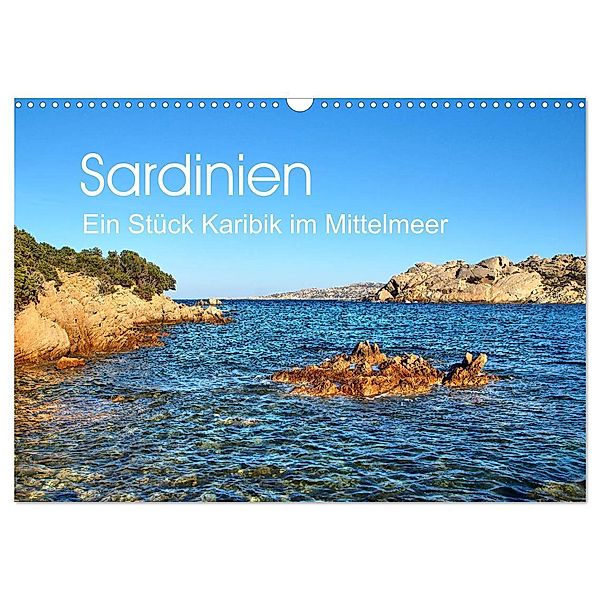 Sardinien - Ein Stück Karibik im Mittelmeer (Wandkalender 2025 DIN A3 quer), CALVENDO Monatskalender, Calvendo, Jakob Otto