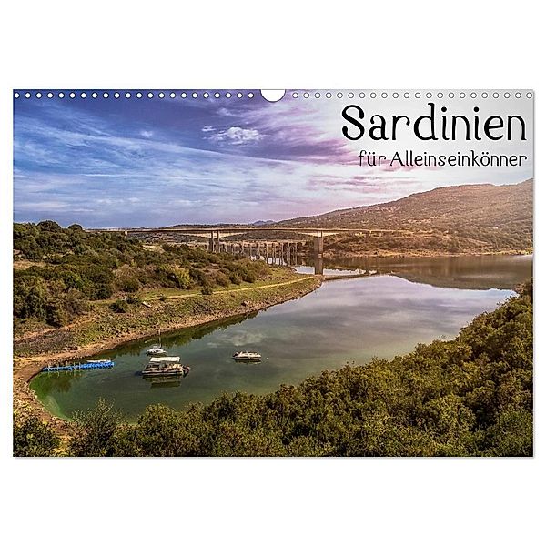Sardinien - Für Alleinseinkönner (Wandkalender 2024 DIN A3 quer), CALVENDO Monatskalender, Tom Wald