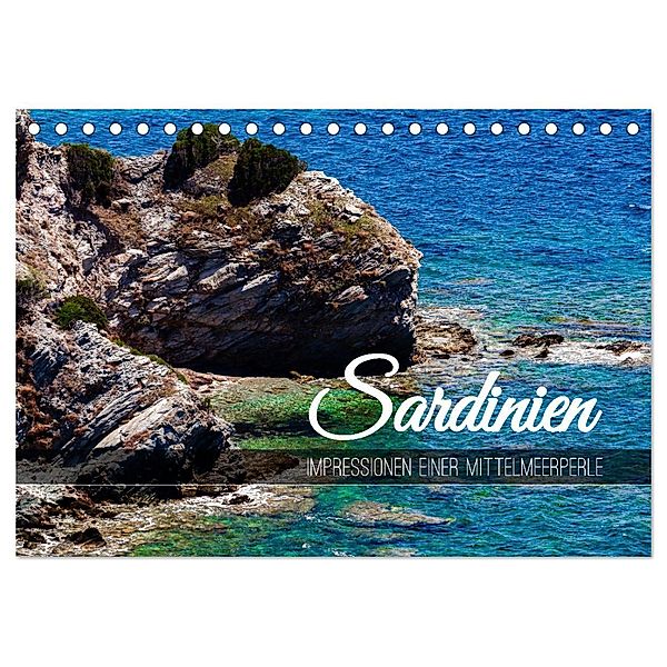 Sardinien - Impressionen Einer Mittelmeerperle (Tischkalender 2025 DIN A5 quer), CALVENDO Monatskalender, Calvendo, Sonja Schlichter