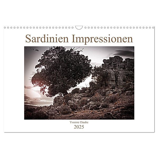 Sardinien Impressionen (Wandkalender 2025 DIN A3 quer), CALVENDO Monatskalender, Calvendo, Yvonne Daube