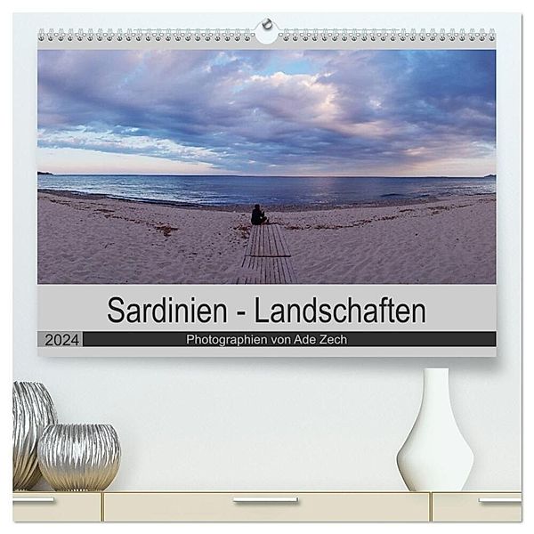 Sardinien - Landschaften (hochwertiger Premium Wandkalender 2024 DIN A2 quer), Kunstdruck in Hochglanz, Ade Zech