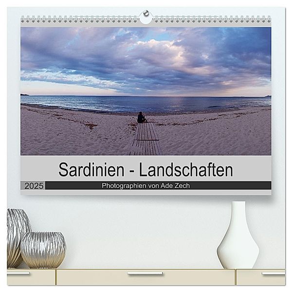 Sardinien - Landschaften (hochwertiger Premium Wandkalender 2025 DIN A2 quer), Kunstdruck in Hochglanz, Calvendo, Ade Zech