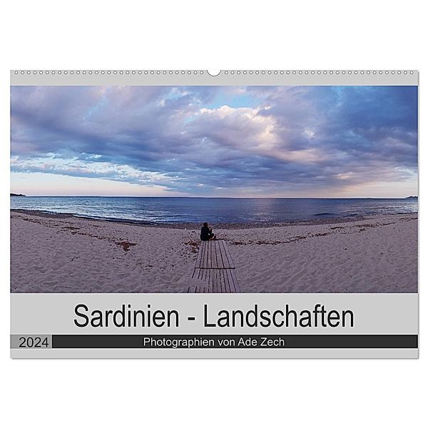 Sardinien - Landschaften (Wandkalender 2024 DIN A2 quer), CALVENDO Monatskalender, Ade Zech