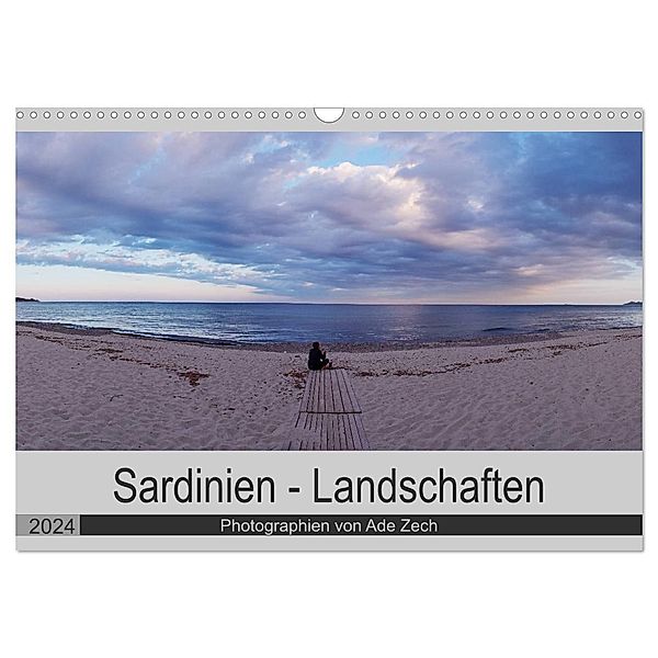 Sardinien - Landschaften (Wandkalender 2024 DIN A3 quer), CALVENDO Monatskalender, Ade Zech