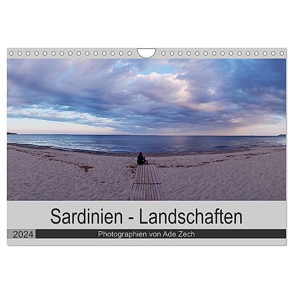 Sardinien - Landschaften (Wandkalender 2024 DIN A4 quer), CALVENDO Monatskalender, Ade Zech
