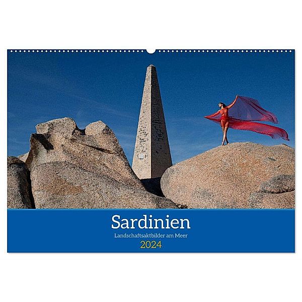 Sardinien - Landschaftsaktbilder am Meer (Wandkalender 2024 DIN A2 quer), CALVENDO Monatskalender, Martin Zurmühle