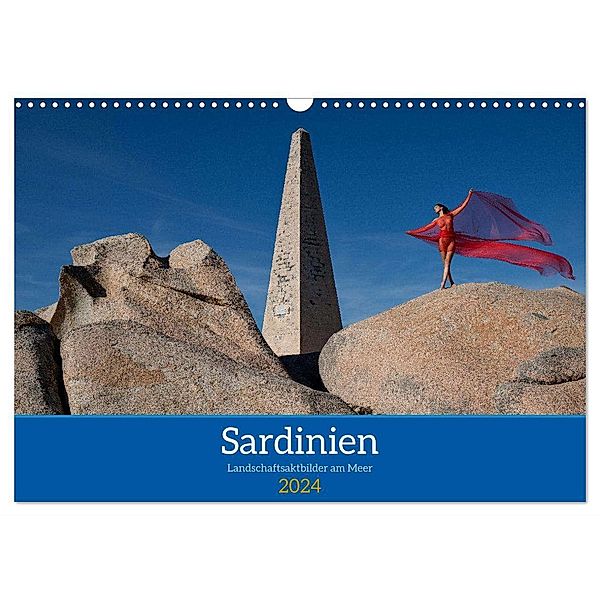 Sardinien - Landschaftsaktbilder am Meer (Wandkalender 2024 DIN A3 quer), CALVENDO Monatskalender, Martin Zurmühle