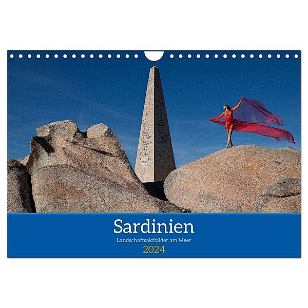 Sardinien - Landschaftsaktbilder am Meer (Wandkalender 2024 DIN A4 quer), CALVENDO Monatskalender, Martin Zurmühle