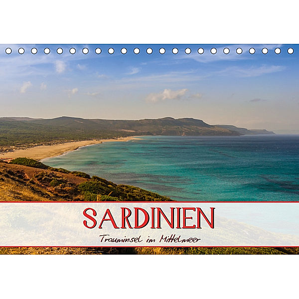 Sardinien Panoramakalender / CH-Version (Tischkalender 2019 DIN A5 quer), Marcel Wenk
