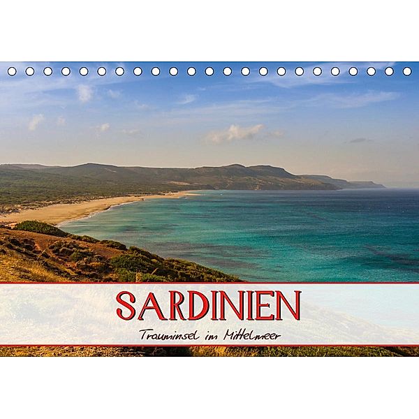 Sardinien Panoramakalender / CH-Version (Tischkalender 2020 DIN A5 quer), Marcel Wenk