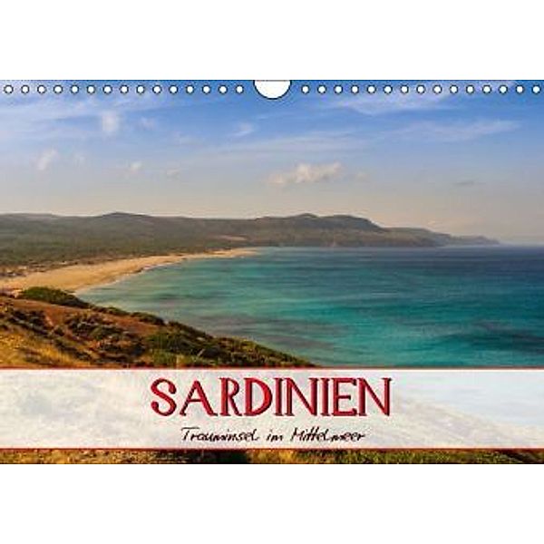 Sardinien Panoramakalender / CH-Version (Wandkalender 2016 DIN A4 quer), Marcel Wenk