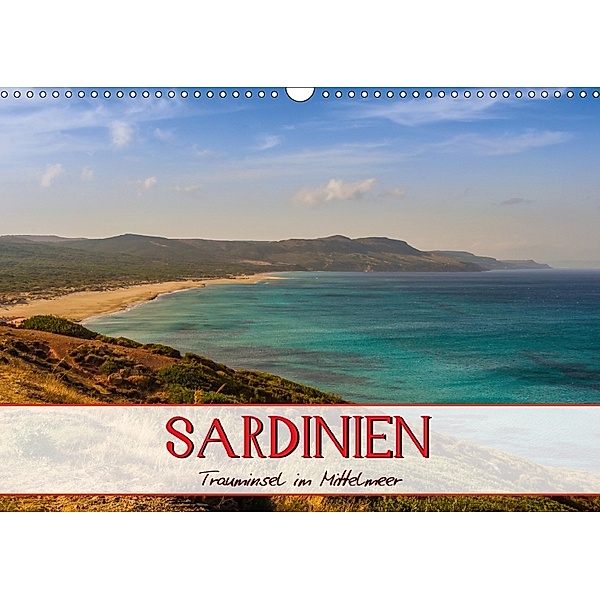 Sardinien Panoramakalender / CH-Version (Wandkalender 2018 DIN A3 quer), Marcel Wenk