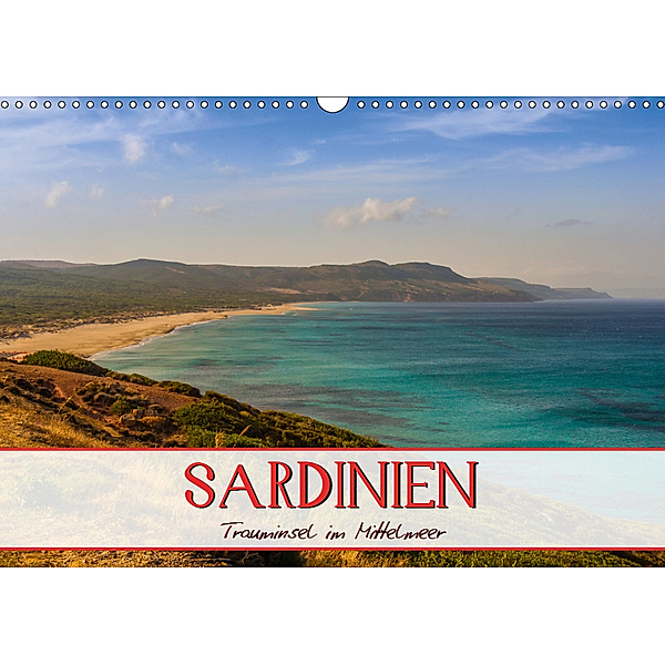 Sardinien Panoramakalender / CH-Version (Wandkalender 2019 DIN A3 quer), Marcel Wenk