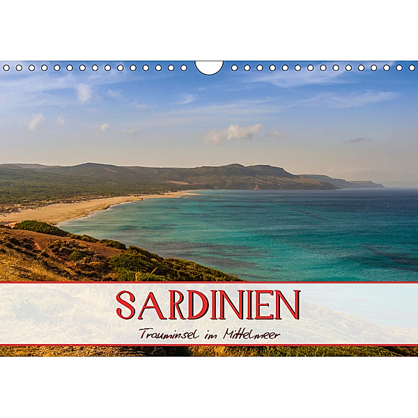 Sardinien Panoramakalender / CH-Version (Wandkalender 2019 DIN A4 quer), Marcel Wenk