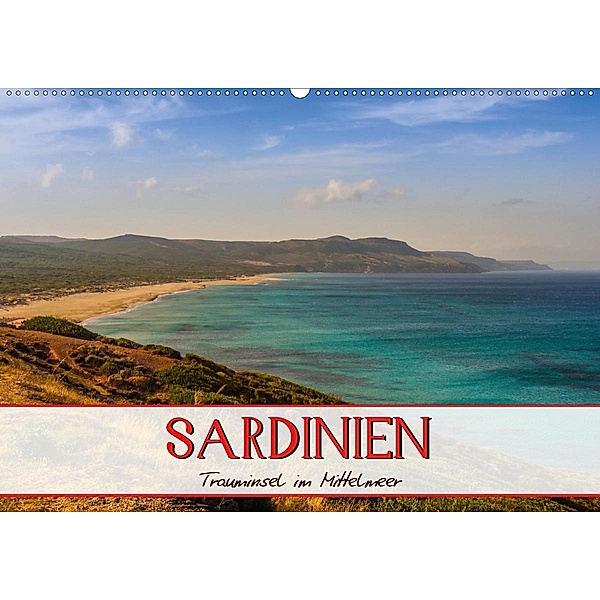 Sardinien Panoramakalender / CH-Version (Wandkalender 2020 DIN A2 quer), Marcel Wenk