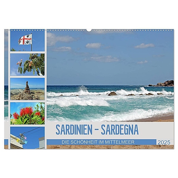 SARDINIEN - SARDEGNA (Wandkalender 2025 DIN A2 quer), CALVENDO Monatskalender, Calvendo, Konstanze Junghanns