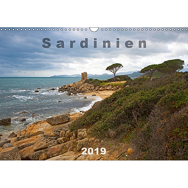 Sardinien Sardigna Sardegna Sardenya 2019 (Wandkalender 2019 DIN A3 quer), Michael Miltzow