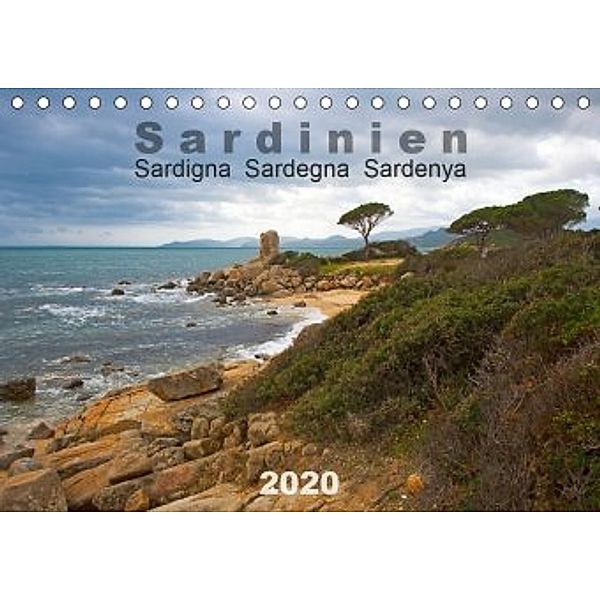 Sardinien Sardigna Sardegna Sardenya 2020 (Tischkalender 2020 DIN A5 quer), Michael Miltzow