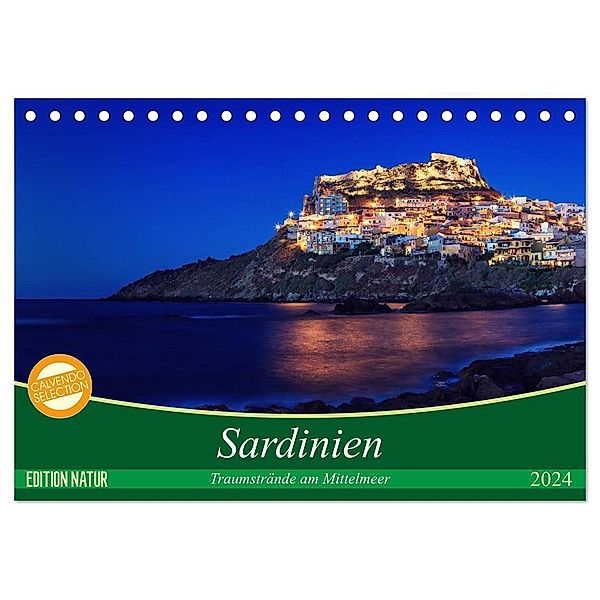 Sardinien - Traumstrände am Mittelmeer (Tischkalender 2024 DIN A5 quer), CALVENDO Monatskalender, Patrick Rosyk