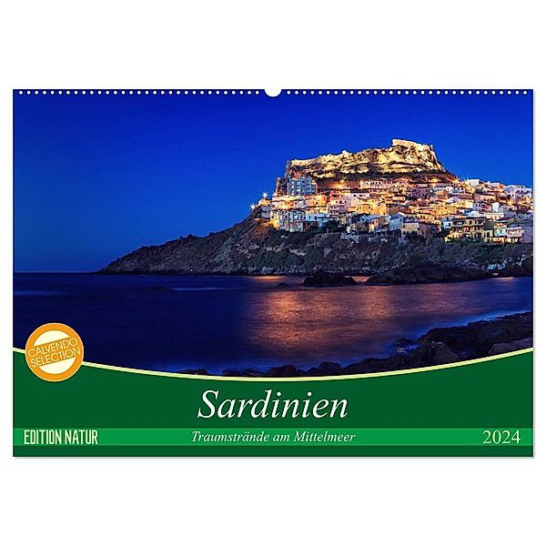 Sardinien - Traumstrände am Mittelmeer (Wandkalender 2024 DIN A2 quer), CALVENDO Monatskalender, Patrick Rosyk