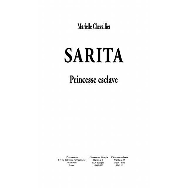 SARITA / Hors-collection, Marielle Chevallier