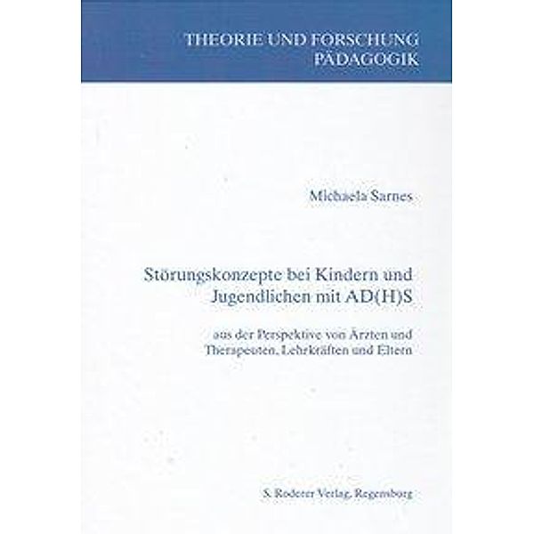 Sarnes, M: Störungskonzepte bei Kindern und Jugendlichen mit, Michaela Sarnes