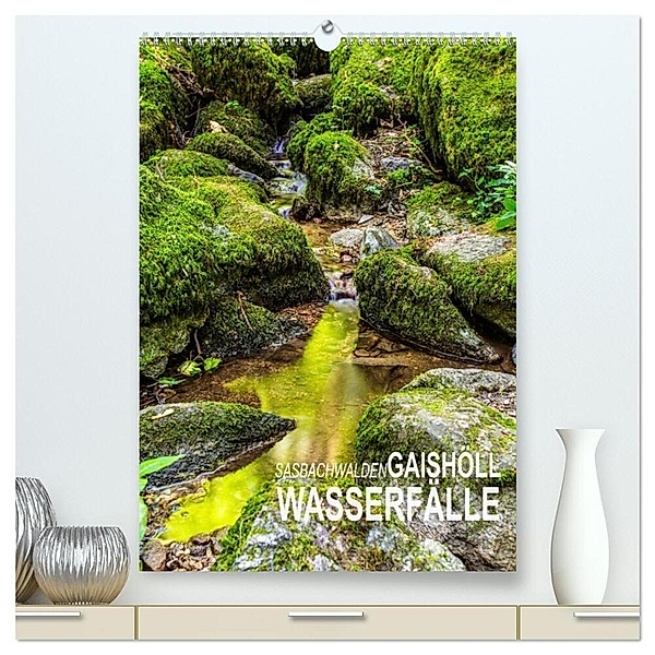 Sasbachwalden Gaishöll-Wasserfälle (hochwertiger Premium Wandkalender 2024 DIN A2 hoch), Kunstdruck in Hochglanz, Ansgar Peter