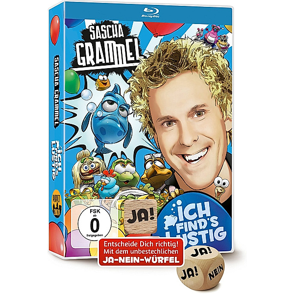 Sascha Grammel: Ich find's lustig (Blu-ray mit Ja-Nein-Würfel), Sascha Grammel