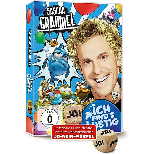 Sascha Grammel: Ich find's lustig (Doppel-DVD mit Ja-Nein-Würfel), Sascha Grammel