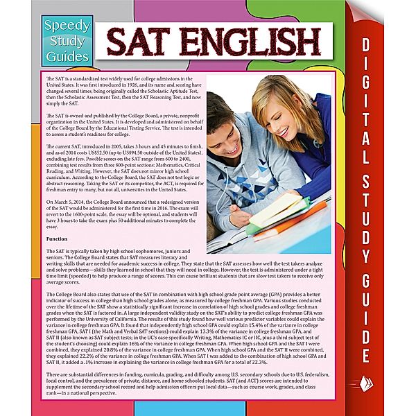 SAT English (Speedy Study Guide) / Dot EDU, Speedy Publishing