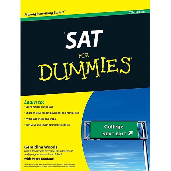 SAT For Dummies, Geraldine Woods