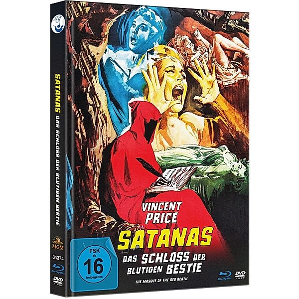 Satanas-Das Schloss der blutigen Bestie Mediaboo 2 in 1 Edition, Vincent Price, Hazel Court, Jane Asher