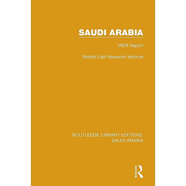 Saudi Arabia (RLE Saudi Arabia), Middle East Research Institute