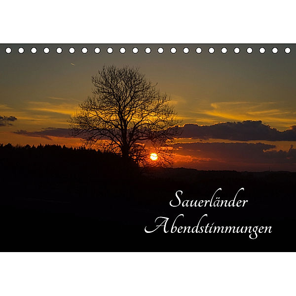 Sauerländer Abendstimmungen (Tischkalender 2019 DIN A5 quer), Simone Rein