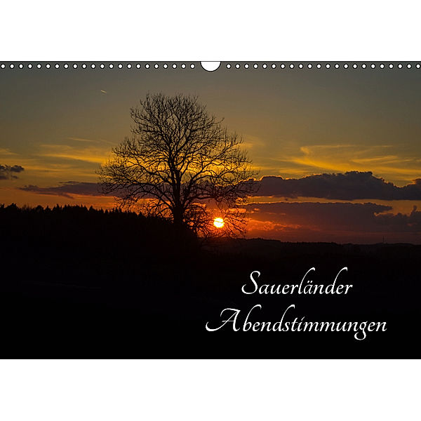 Sauerländer Abendstimmungen (Wandkalender 2019 DIN A3 quer), Simone Rein