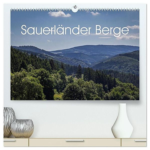 Sauerländer Berge (hochwertiger Premium Wandkalender 2024 DIN A2 quer), Kunstdruck in Hochglanz, Simone Rein